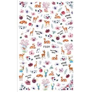💌 BO/GO$ Bambi Deer Nail Stickers